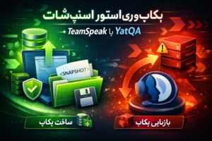 بک آپ و ری استور اسنپ شات در تیم اسپیک